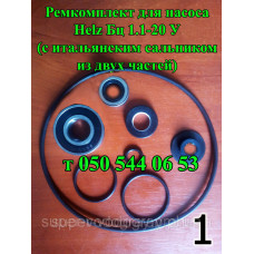 Ремкомплект для насоса БЦН Helz 1.1-20У (с итальянским сальником)