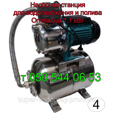Насосная станция Omniaqua 1,1 кВт (нержавеющий бак и оголовник) Насосная станция Omniaqua 1,1 кВт (нержавеющий бак и оголовник)