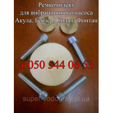 Ремкомплект для вибрационного насоса Акула, Гейзер, Силач, Фонтан Ремкомплект для вибрационного насоса Акула, Гейзер, Силач, Фонтан