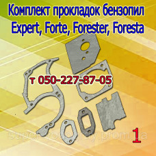 Прокладки бензопилы Expert, Forte, Forester, Foresta