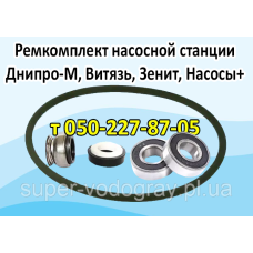 Ремкомплект для насосной станции Днипро-М, Витязь, Зенит, Насосы+ Ремкомплект для насосной станции Днипро-М, Витязь, Зенит, Насосы+
